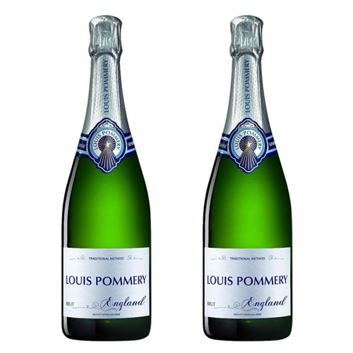 Louis Pommery Brut English Sparkling75cl Duo Gift Set